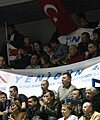 Турецкие болельщики на трибунах "Молота"